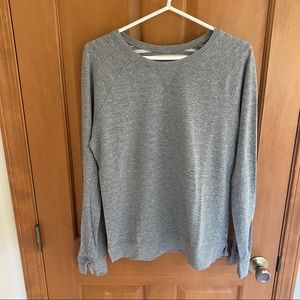 Lululemon Tops | Reversible Grey & White Crewneck